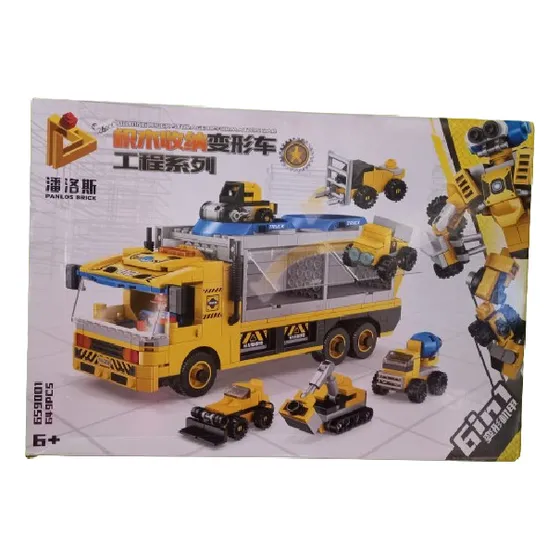 Camion Robot Auto 649pcs Armar Bloque Adaptable Escala Legos