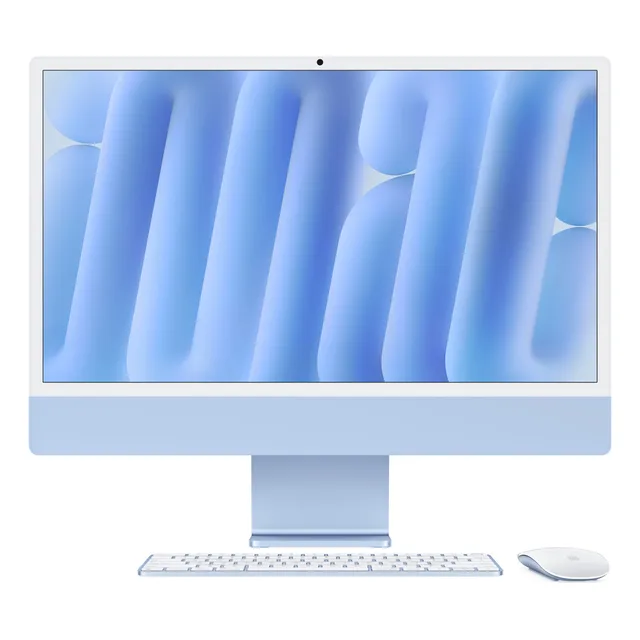 Imac 24  Retina 4.5k, Chip M4, 8 Núcleos, 256 Gb Ssd, Azul. Azul