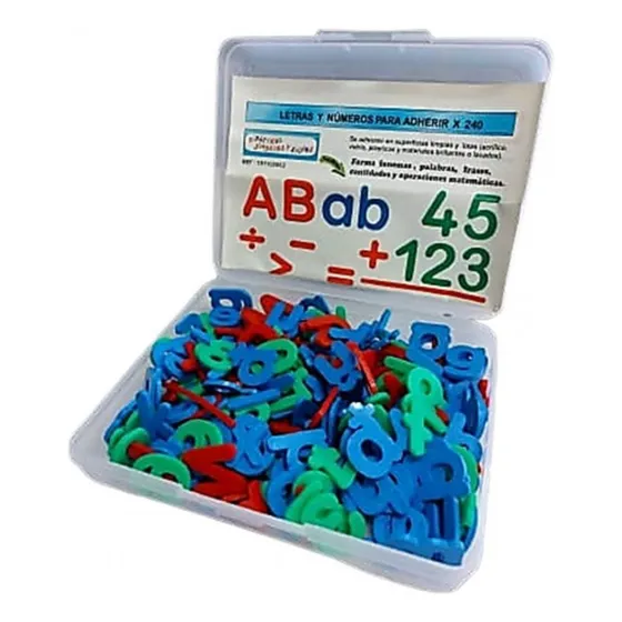 Letras Y Numeros   Didacticos Para Adherir