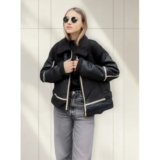 Campera Hhp Gamulan Mujer Aviador Tendencia