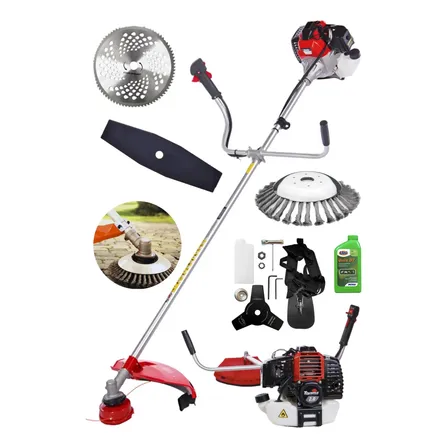 Roçadeira Lateral A Gasolina 2 Hp 52cc Toyama Kit Escova Aço
