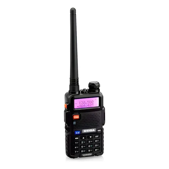 Walkie Talkie Seisa ST-UV5R Dual Band 10 Canales 10km Negro | Cuotas sin interés