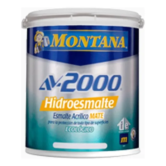 Pintura Blanco Hidroesmalte Mate Av-2000 Montana Galón