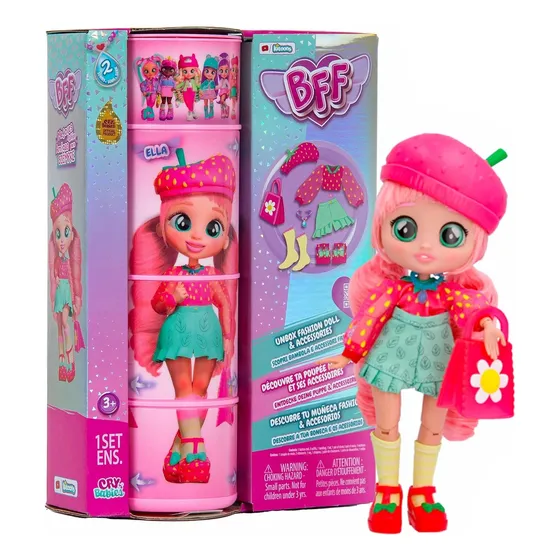 Muñeca Bff Cry Babies 9 Sorpresas Baby Fashion Doll 