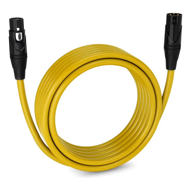 Cable De Micrófono Xlr Lyxpro De 20 Pies -amarillo