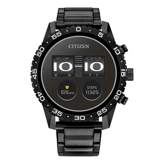 Reloj Citizen Cz Smart Mx1017-50x Para Hombre Color de la correa Negro Color del bisel Negro Color del fondo Negro