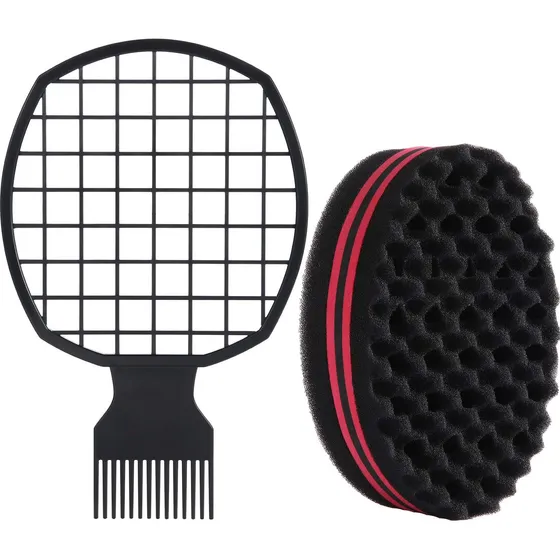 2 Piezas Afro Twist Peine Para El Cabello Con Twist Wave
