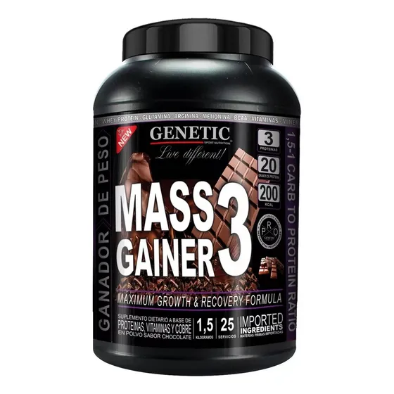 Ganador Masa Muscular Mass Gainer 3 - Genetic