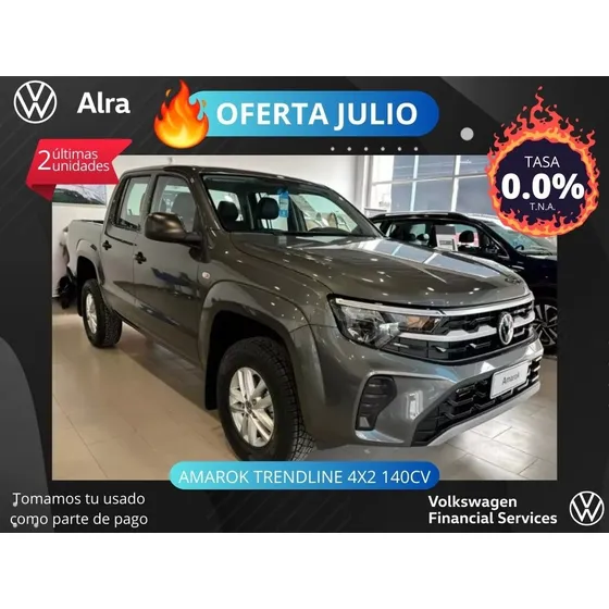 Volkswagen Amarok 2.0 Cd Tdi 140cv Trendline Llantas16
