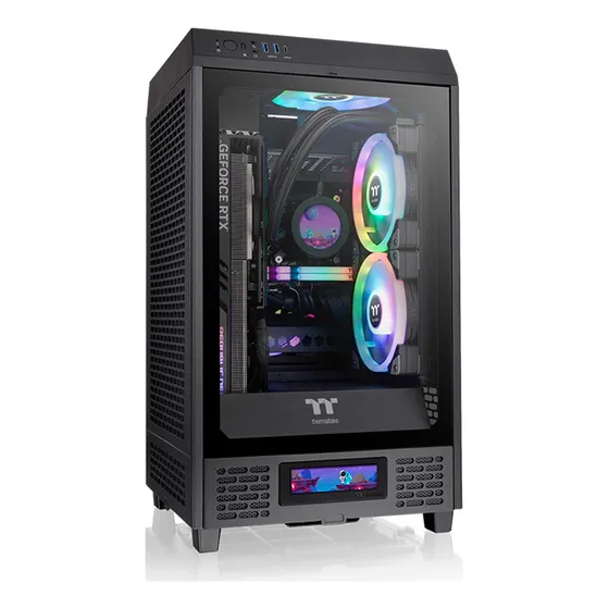 Gabinete Tt The Tower 200 Preto Mini Tower Ca-1x9-00s1wn-00