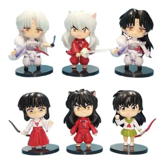 Figuras De Acción Inuyasha Sesshomaru Kagome Genérica 9.5cm Figuras De Acción Inuyasha Sesshomaru Kagome Genérica 9.5cm