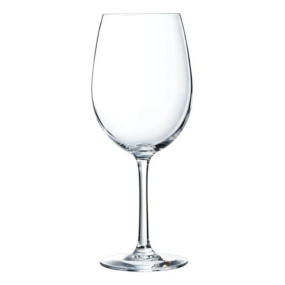 Juego 6 Copas Vino Grande Cabernet Francesas 580 Ml 19 Oz Color Transparente
