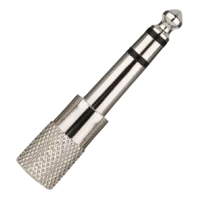 Adaptador Plug Metalico De 1/8 A 1/4 De Pulgada Kirlin