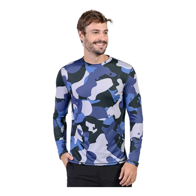 Ingear Camiseta Manga Larga Para Hombre Proteccion Solar Uv