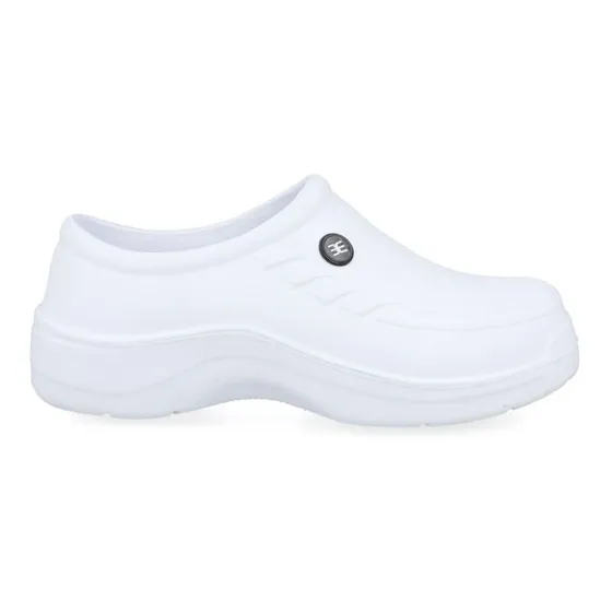 Zapatos Antideslizantes Blanco Negro Marca Evacol Ref. 080