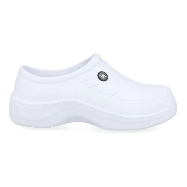 Zapatos Antideslizantes Blanco Negro Marca Evacol Ref. 080