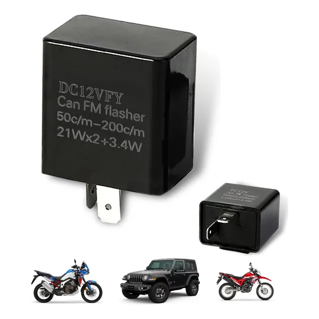 Relay Relevador Relé Flasher Luces Direccionales Led Moto