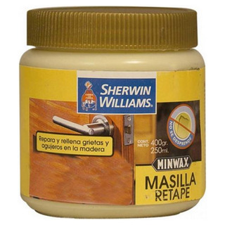 Masilla De Retape Roble 400gr /250ml Minwax Sherwin Williams Masilla De Retape Roble 400gr /250ml Minwax Sherwin Williams