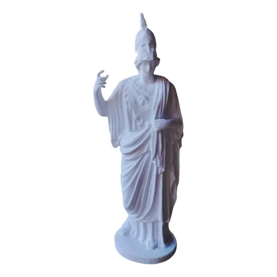 Estatua Figura Diosa Atenea Griega Escultura Decoración 3d