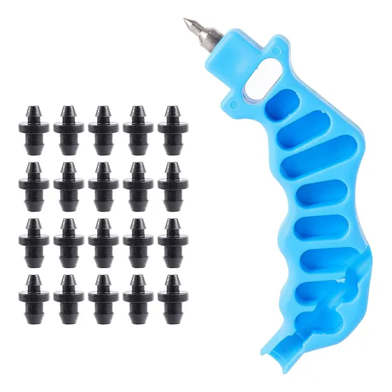 Perforadora Tubo Riego Goteo 2 Uno 20 Conectors Para 1 4