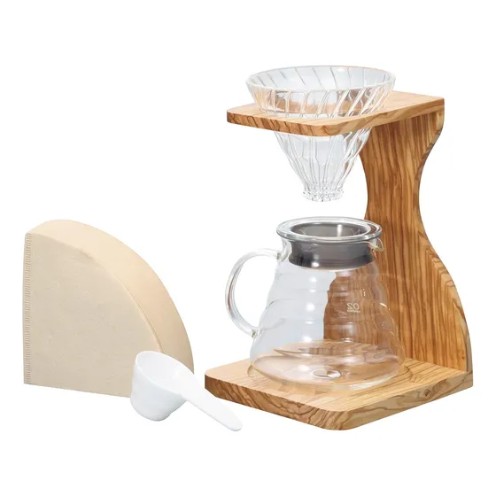 Kit Hario V60: Pava Buono 1l + Dripper + Soporte + Filtros