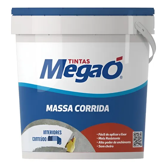 Massa Corrida 20kg Megaò Balde