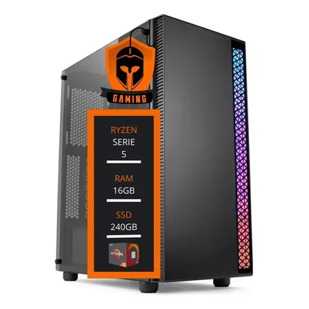 Pc Gamer Amd Ryzen 5 4600g, 16gb Ddr4, Ssd 240gb 16 Gb