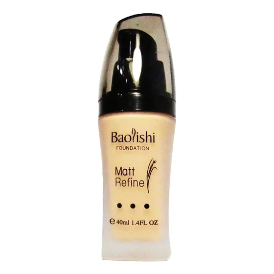 Base de maquillaje líquida Baolishi N3 Matt Refine - 40mL