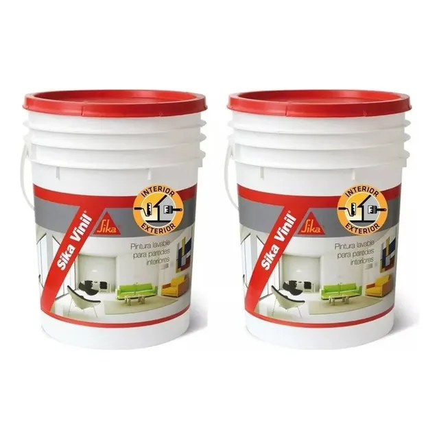 Pintura Latex Interior Superlavable 20+20 Lts Sika Vinil