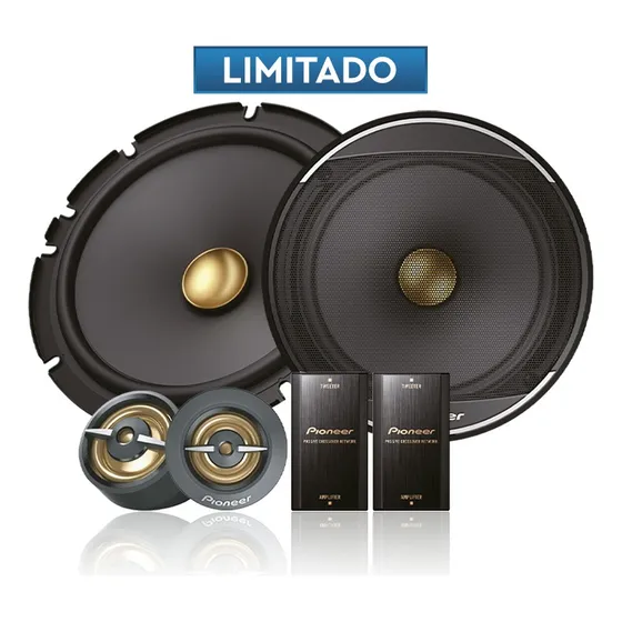 Kit 2 Vías Pioneer Ts-a1608c De 6 Pulgadas, 80 W Rms, 4 Ohm