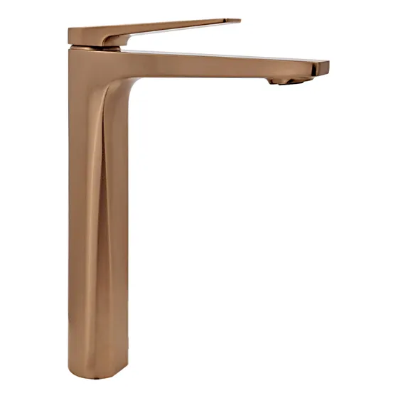 Monomando Alto Para Lavabo Moen Oro Bronce Berat 6741bzg Acabado Mate