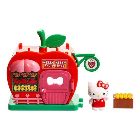 Hello Kitty Casita Miniatura Con Accesorios Hello Sanrio Ruz