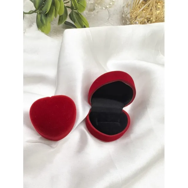 Caja De Corazon Para Anillo Solo Mayor