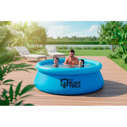 Piscina Inflável Redonda 1400 Litros 63x183cm Azul