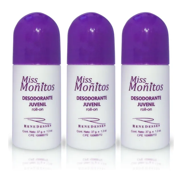 Desodorantes P/ Niña Miss Moñitos Combo  X 3 Rene Desses