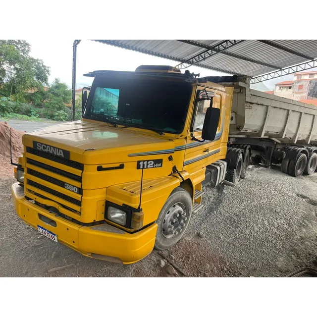Carreta Scania 112hw Caçamba Faccini 24m3
