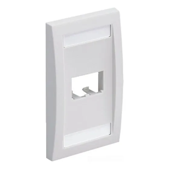 Face Plate Panduit 2 Tomas Mini-com Blanco