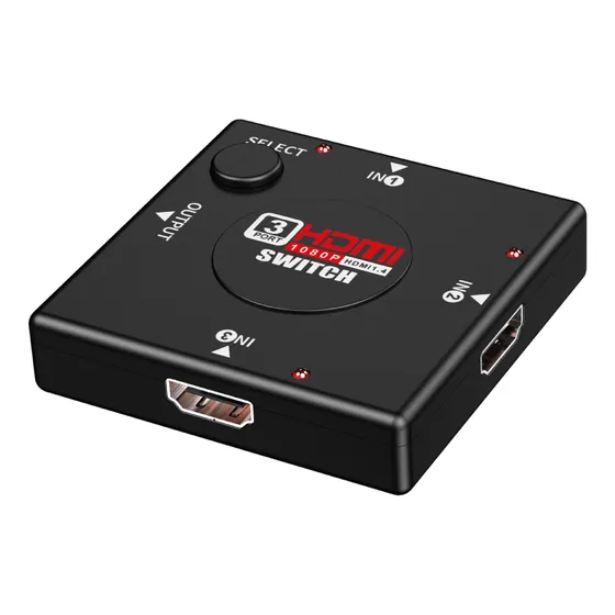 Selector P/audio Y Videos Hdmi  3 Salidas Zurich P
