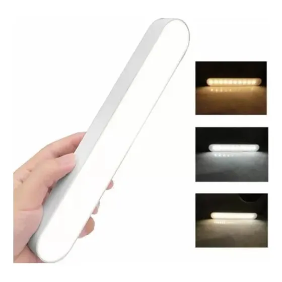 Luz Led Bajo Mesada Magnética Recargable Portátil Alacena 