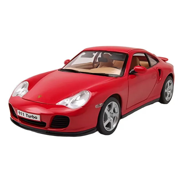 Porsche 996 Welly Escala 1:64 Rojo
