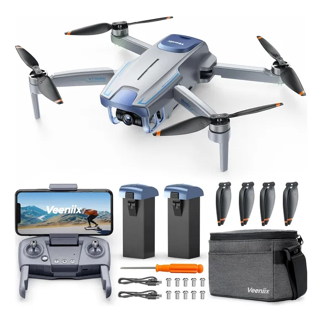 V11mini Drone Con Cámara Para Adultos 4k, Tiempo De Vuelo De