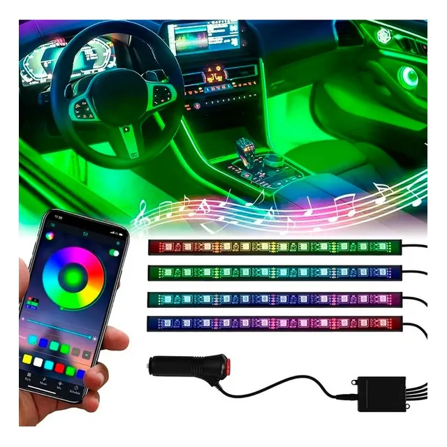 Luces Led Rgb Para Auto Seisa Mj12 *itech Shop