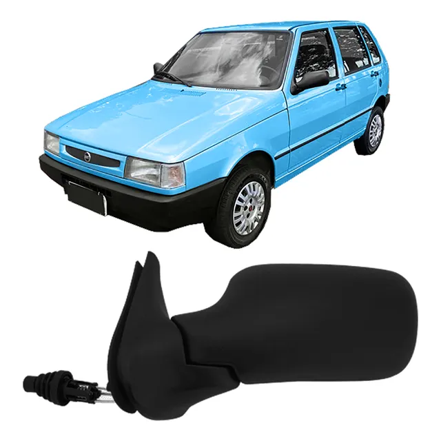 Espejo Izquierdo Fiat Uno 4 Puertas Con Control 2001 - 2004