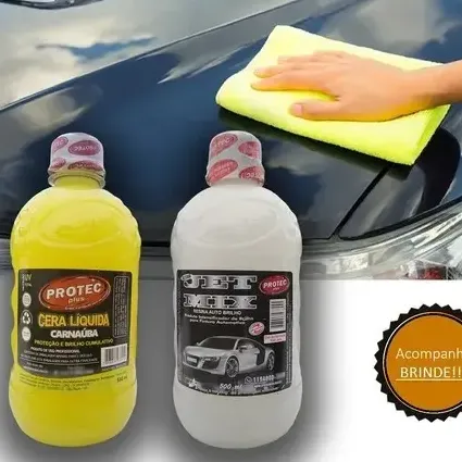 Cera Liquida Automotiva Protec Carnaúba + Resina 1L Hidrorepelente