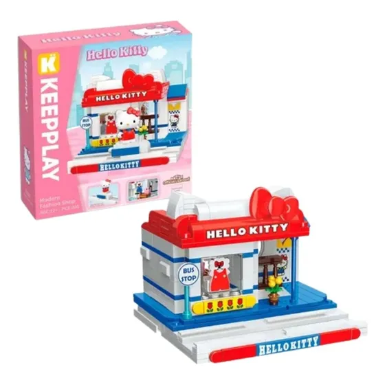 Keeppley Sanrio Hello Kitty - Mini Escenario Tienda De Moda