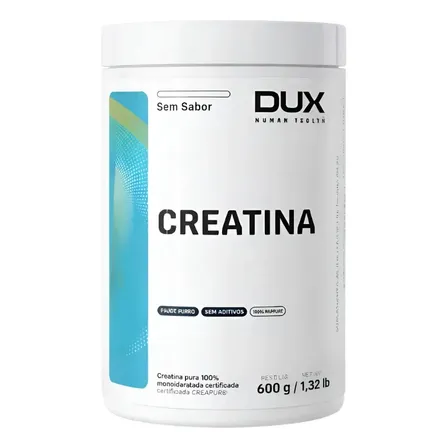 Creatina Monohidratada Dux Human Health 600g Sem Sabor