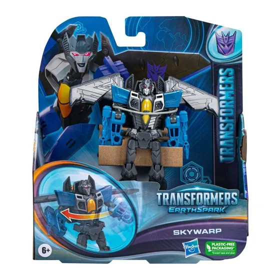 Transformers Earthspark Figura De 12 Cm Skywarp Hasbro