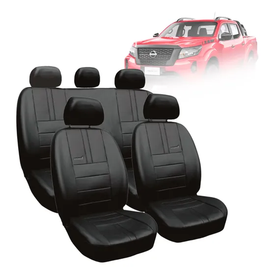 Funda Cubre Tapizados Nissan Frontier Premium Tapa De Cuero