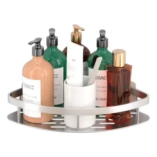 Estante Esquinero Baño Ducha Metal Adhesivo Organizador Clic