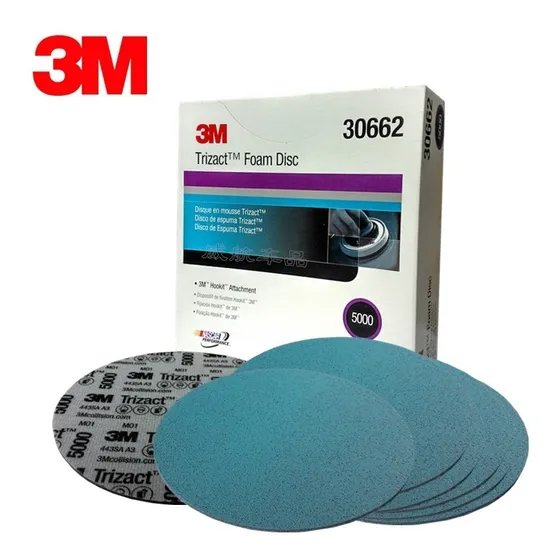Disco De Espuma Trizact Hookit 6  Grano 5000 3m